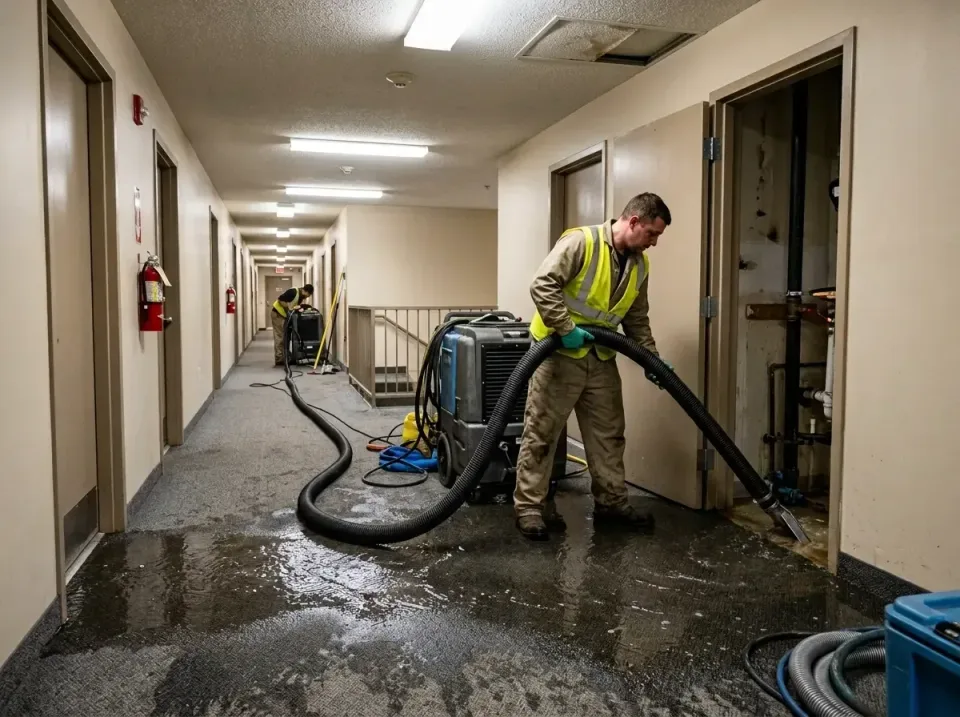 multi-unit-apartment-hallway-f-005 — frequently asked questions, Emergency Burst Pipe Water Extraction & Removal in Westches…